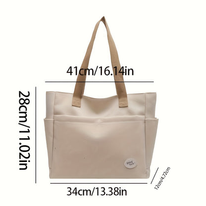 Tote Bag for Women Large Capacity Zipper Crossbody Shoulder Bag for Daily Use
