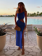 Cut-Out Cami Maxi Dress by Maisonvirelle