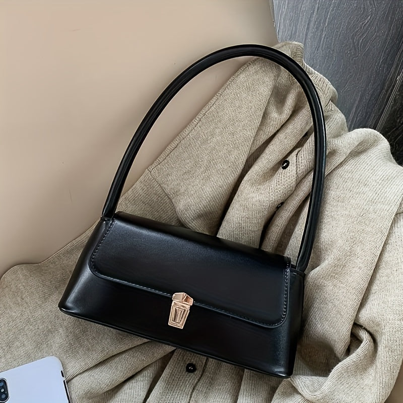 Structured Shoulder Bag for Women Shoulder Strap Large Capacity for Work Travel Everyday