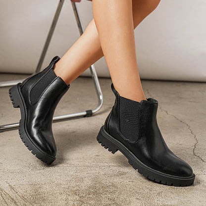 Elegant Chelsea Boots for Women Low Heel Autumn Winter Comfort Fit for Work Weekend Autumn