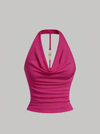 Halter Neck Vest Top by Maisonvirelle