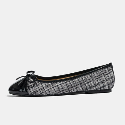 Ballet Flats for Women Bow Detail Flat Shoes for Work Travel Everyday – alternate view 3