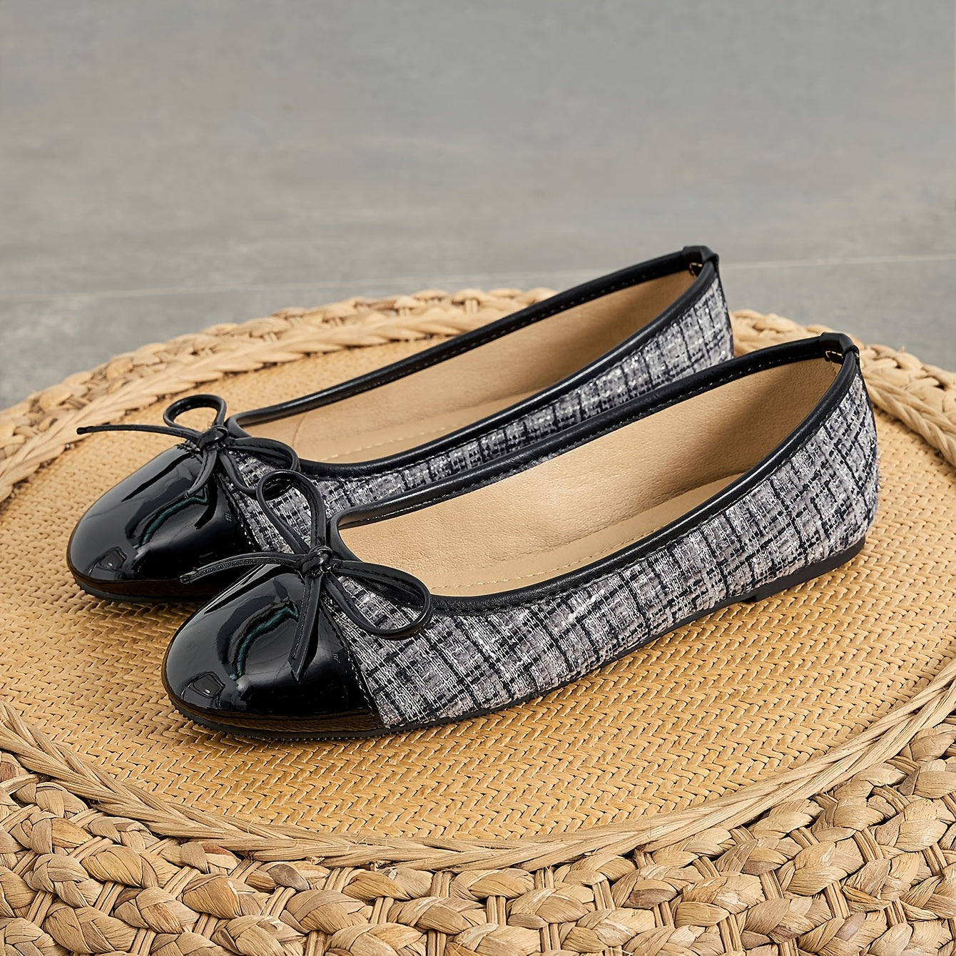 Ballet Flats for Women Bow Detail Flat Shoes for Work Travel Everyday – alternate view 5