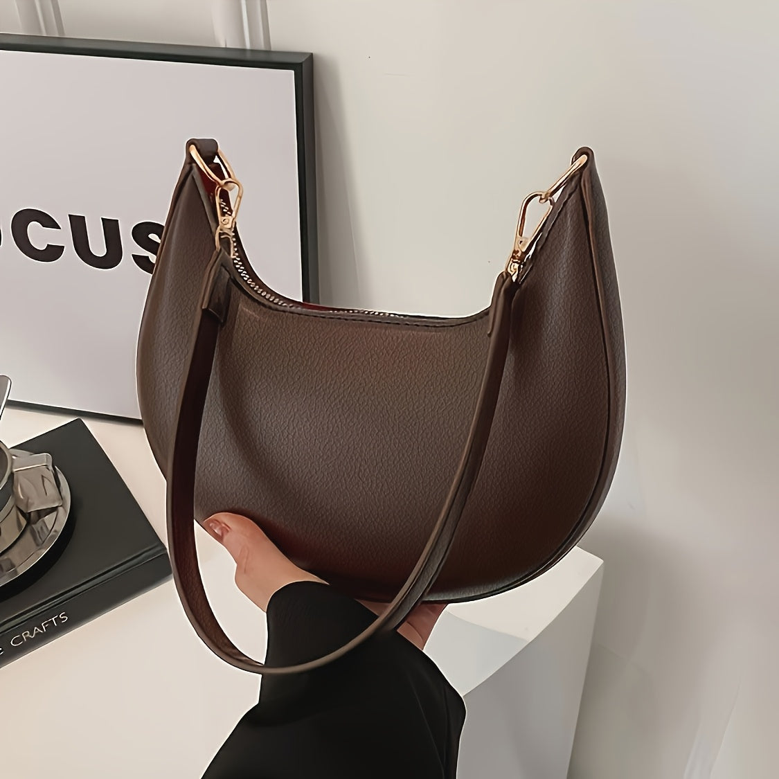 Crescent Shoulder Bag by Maisonvirelle
