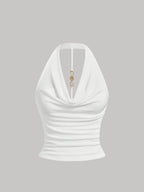 Halter Neck Vest Top by Maisonvirelle
