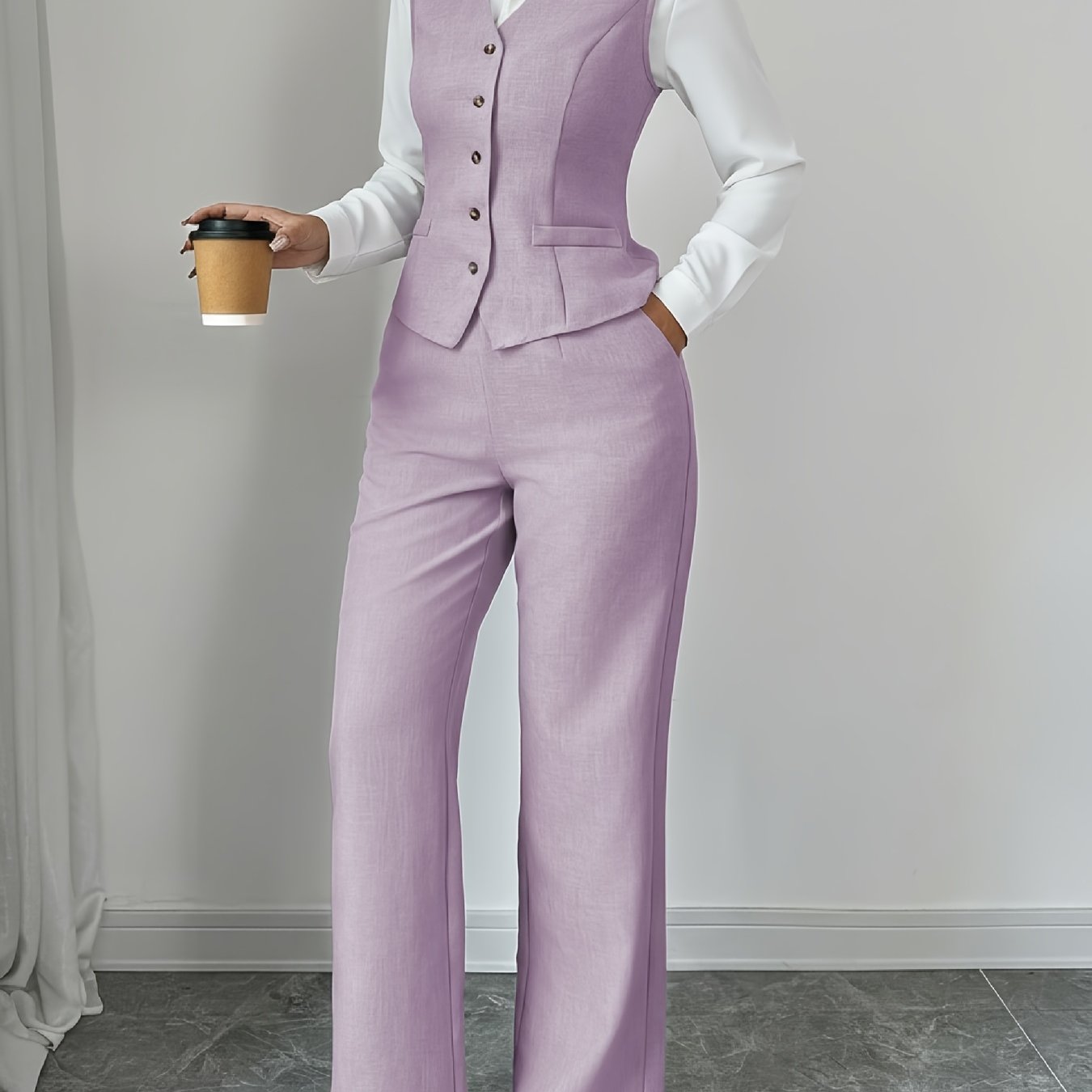 Tailored Wide-Leg Set by Maisonvirelle