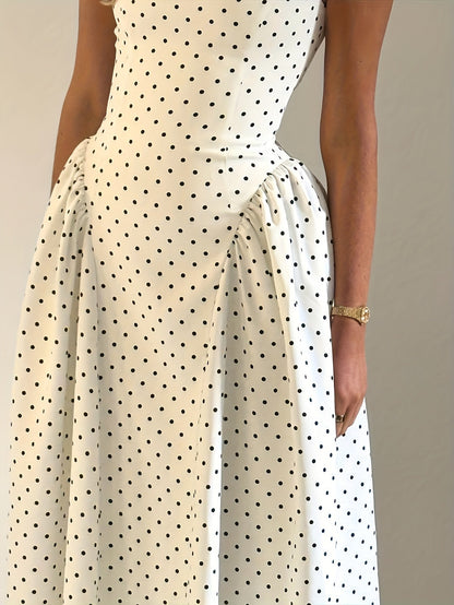 Polka Dot Waist Dress