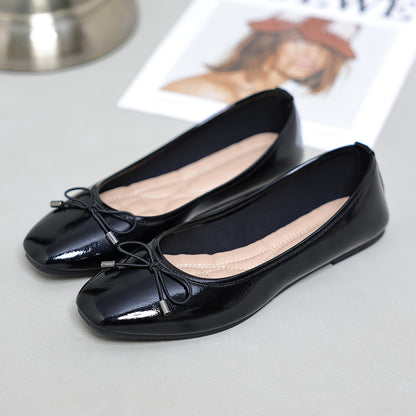 Elegant Ballet Flats for Women Square Toe for Office Daily Smart Casual