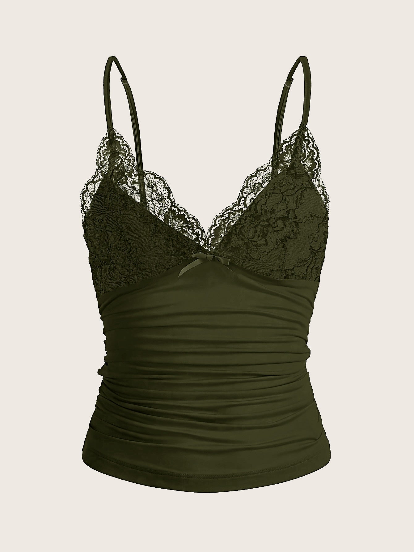 Strapless Ruffle Lace Top by Maisonvirelle