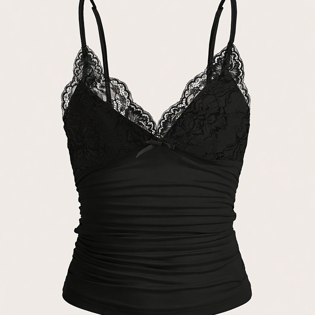 Pleated Strapless Lace Top by Maisonvirelle