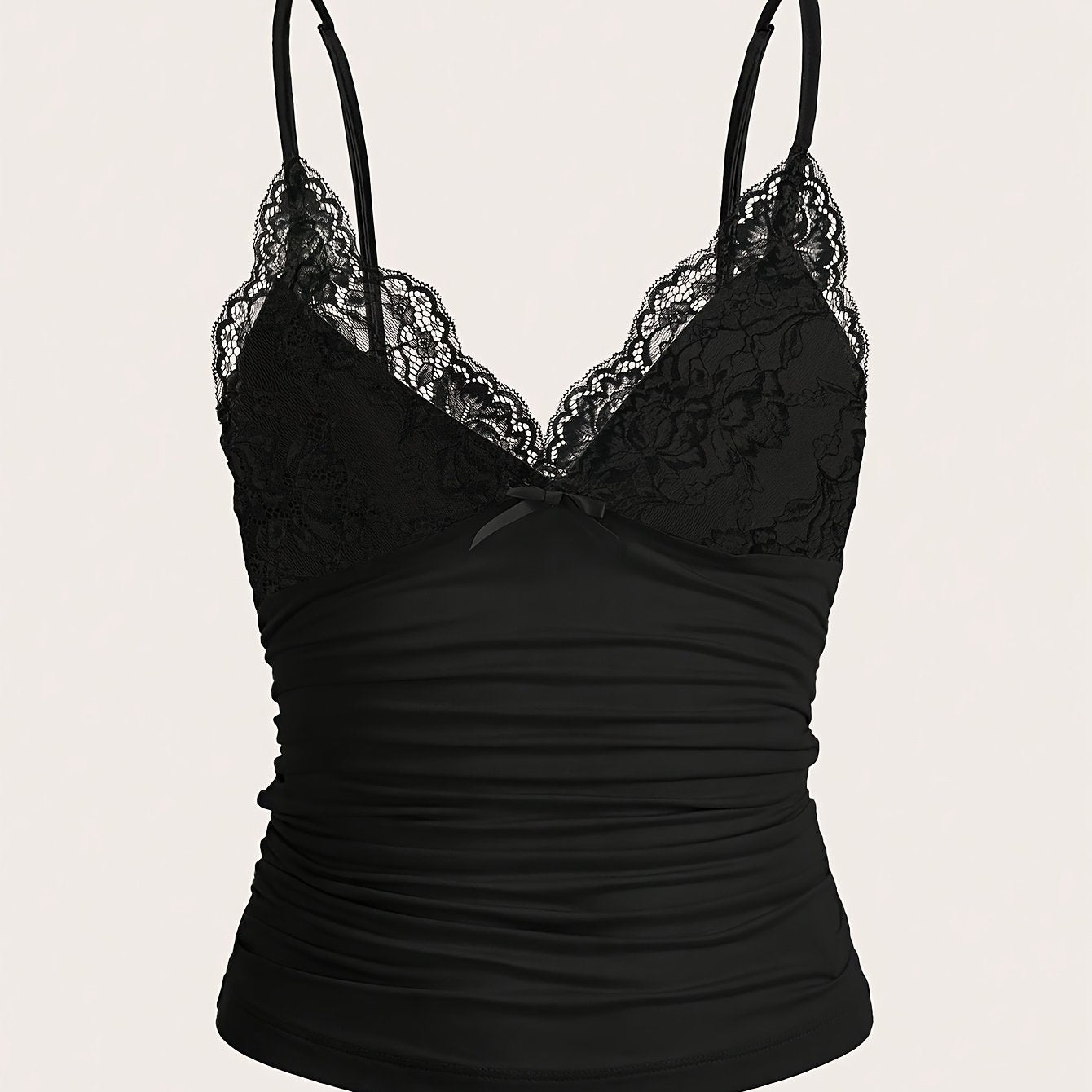 Pleated Strapless Lace Top by Maisonvirelle