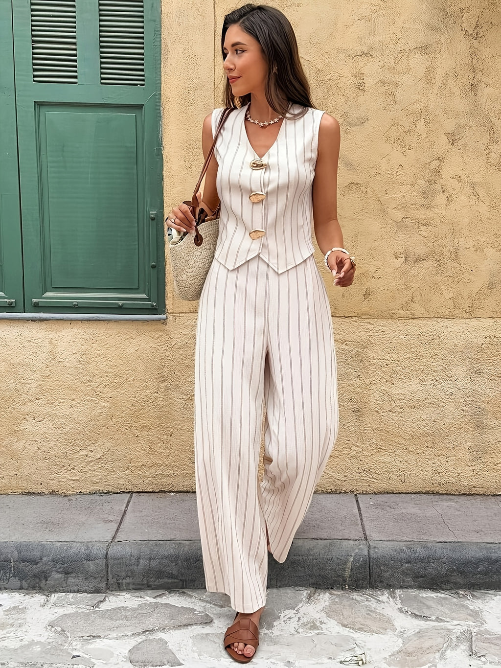Minimal Waistcoat Suit Set by Maisonvirelle