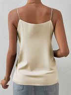 Satin Spaghetti Cami by Maisonvirelle