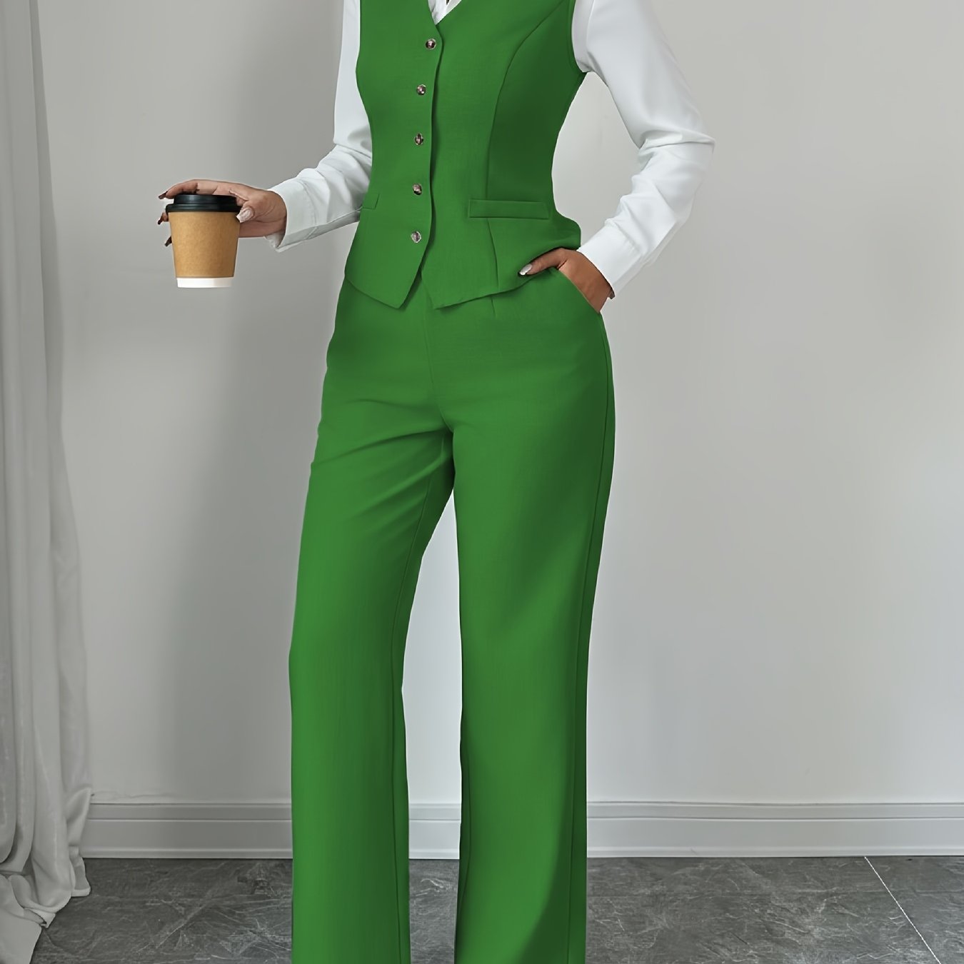 Tailored Wide-Leg Set by Maisonvirelle