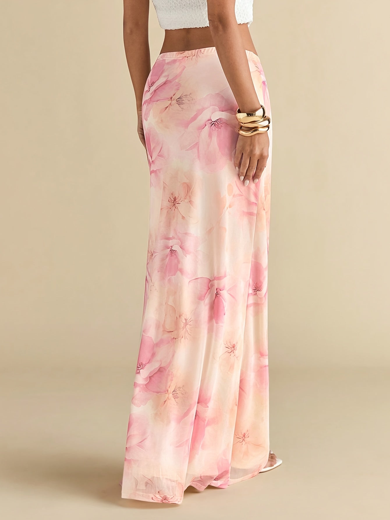Printed Maxi Skirt by Maisonvirelle