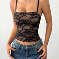 Black Camisole Top by Maisonvirelle