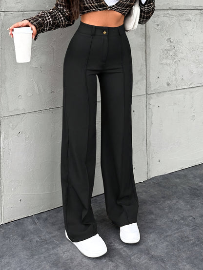 Tailored Tailored Trousers for Women Wide Leg Office Fit for Office Work Daily