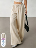 Linen Drawstring Trousers by Maisonvirelle