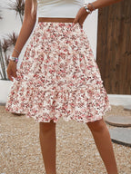 Floral Mini Skirt by Maisonvirelle