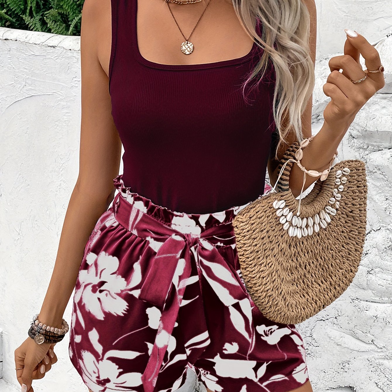 Floral Shorts Co-Ord by Maisonvirelle