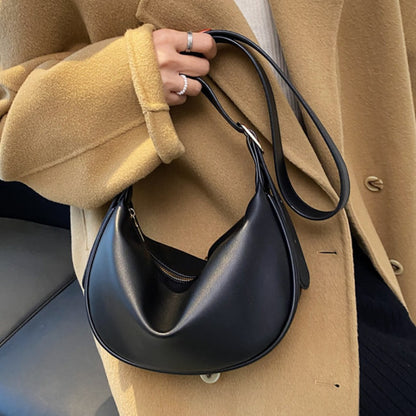 Shoulder Bag for Women Dumpling Shape Small Crossbody Handbag for Daywear Dinner Travel