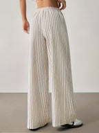 Linen Drawstring Trousers by Maisonvirelle