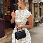 Polka Dot Waist Dress by Maisonvirelle