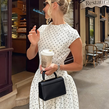 Polka Dot Waist Dress