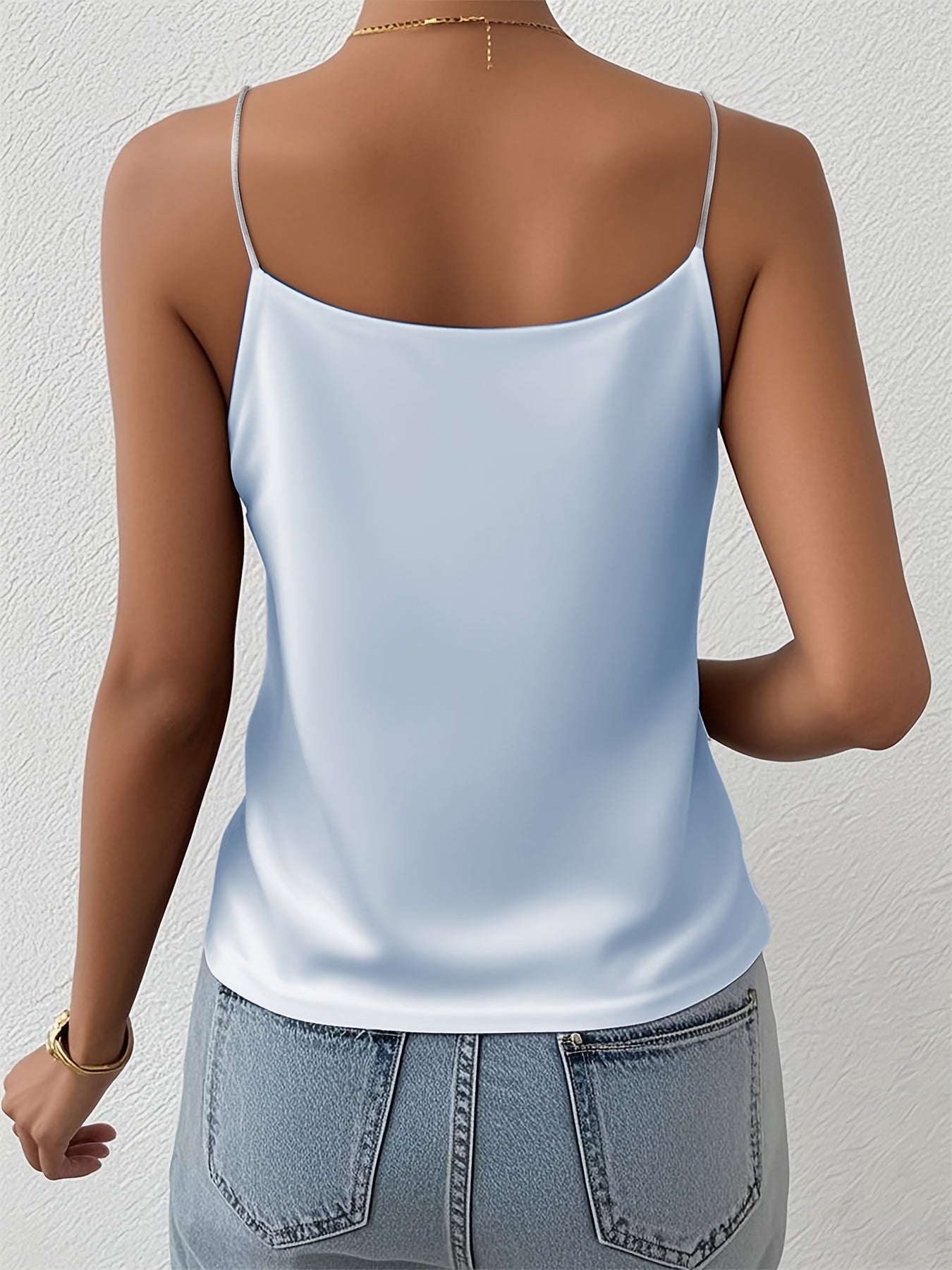Satin Spaghetti Cami by Maisonvirelle