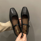 Chunky Mary Jane Flats by Maisonvirelle