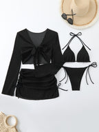 Mesh Beach Cover-Up Set by Maisonvirelle