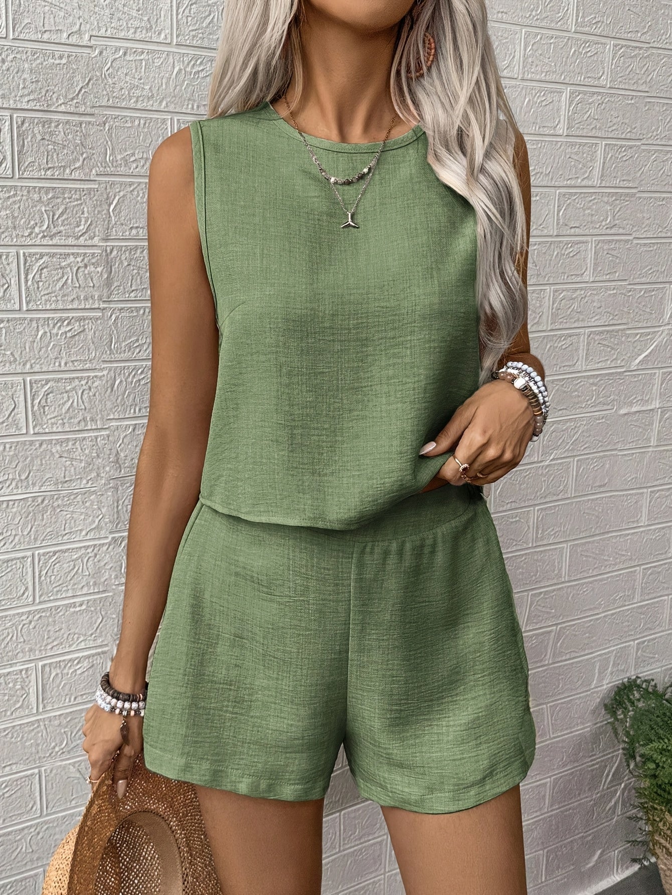 Tank & Shorts Set by Maisonvirelle