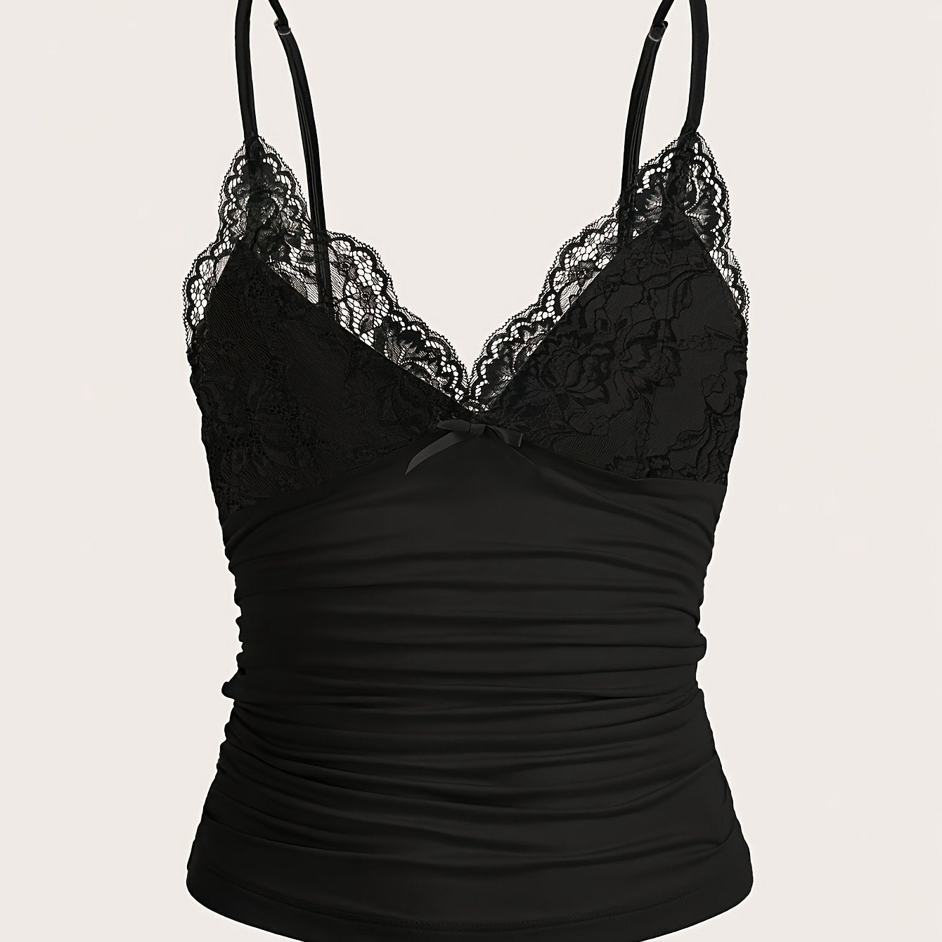 Strapless Ruffle Lace Top by Maisonvirelle