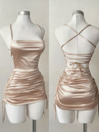 Lace-Up Backless Dress by Maisonvirelle