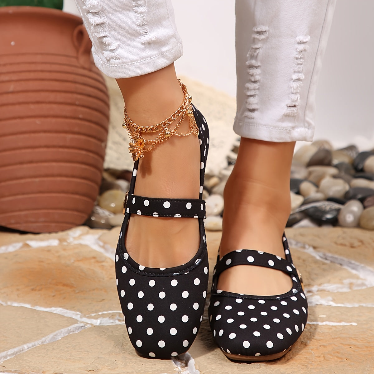 Polka Dot Mary Janes by Maisonvirelle