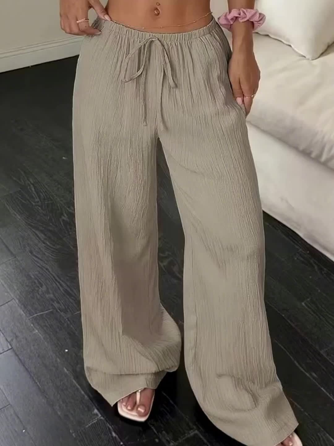 Tie-Waist Trouser Set by Maisonvirelle