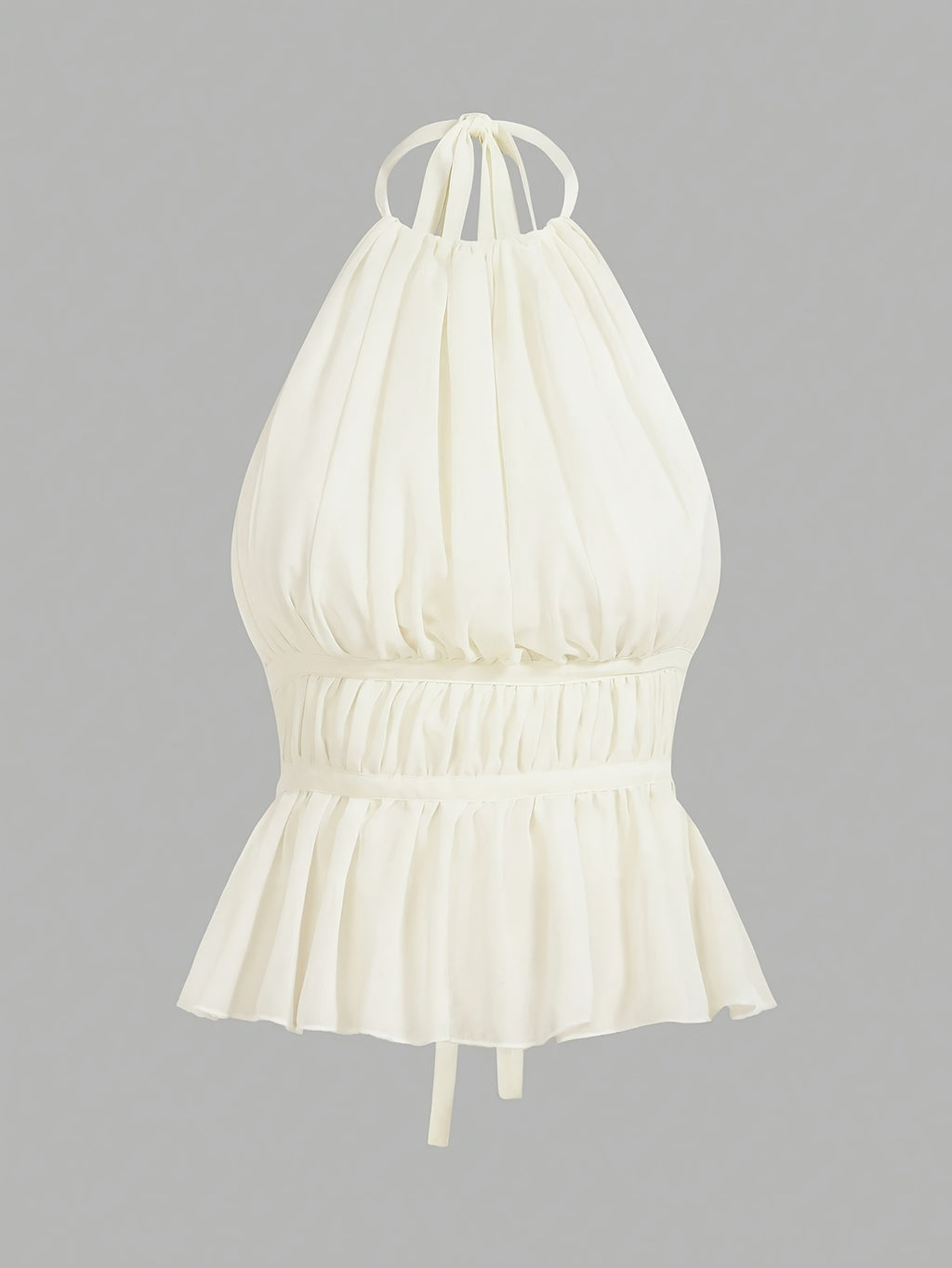 Pleated Halter Top by Maisonvirelle