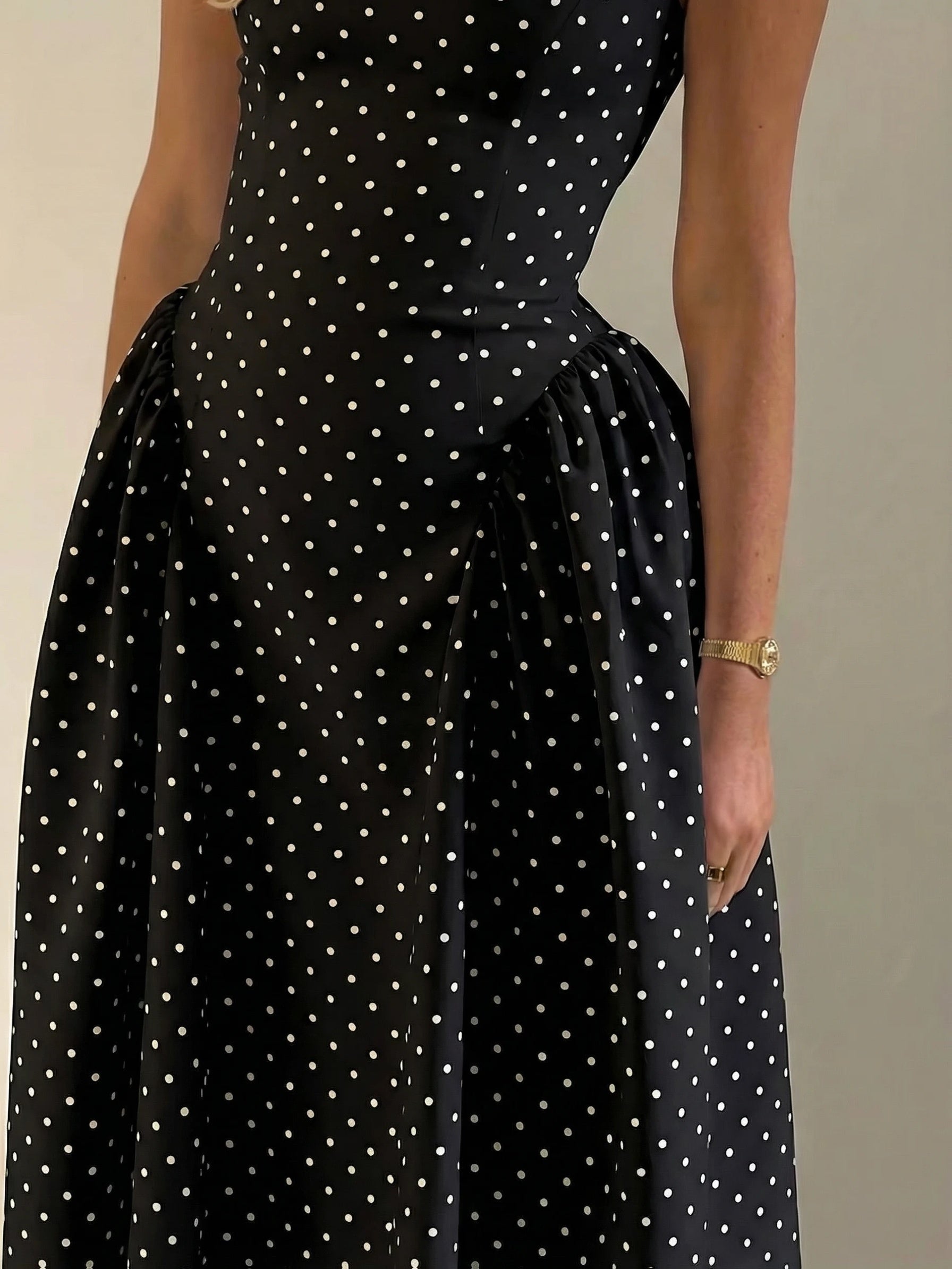Polka Dot Waist Dress by Maisonvirelle