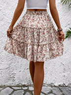 Tiered A-Line Skirt by Maisonvirelle