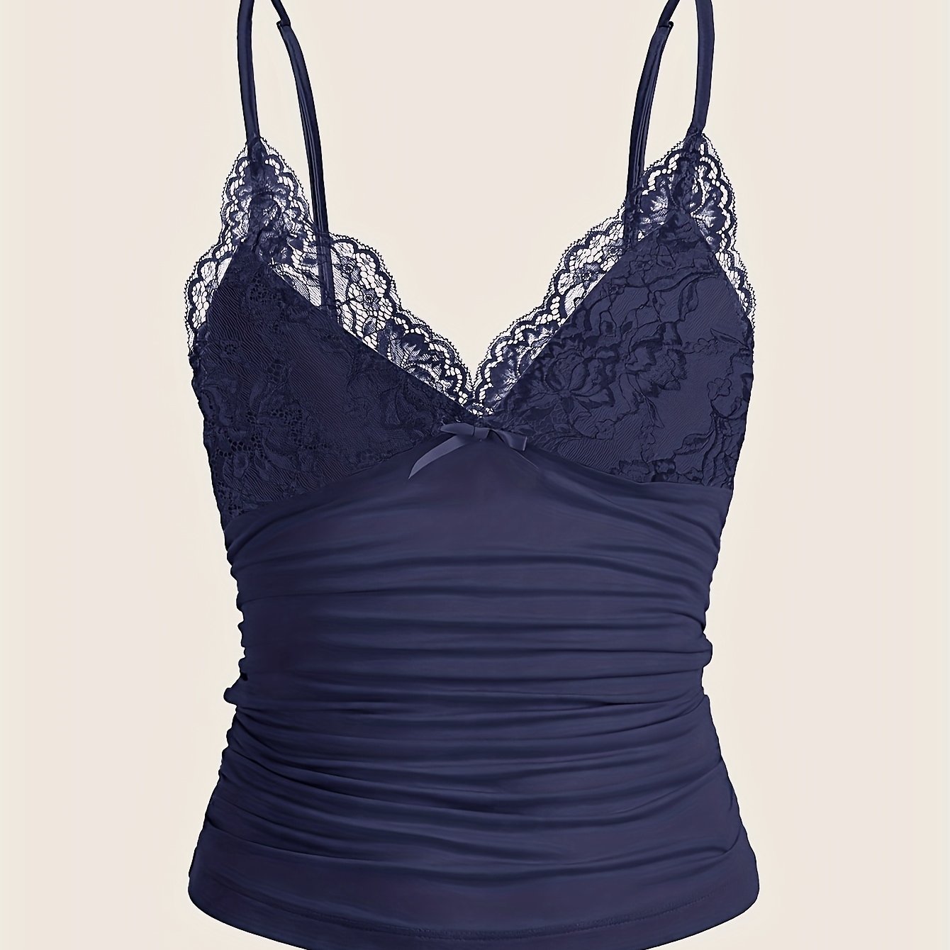 Pleated Strapless Lace Top by Maisonvirelle