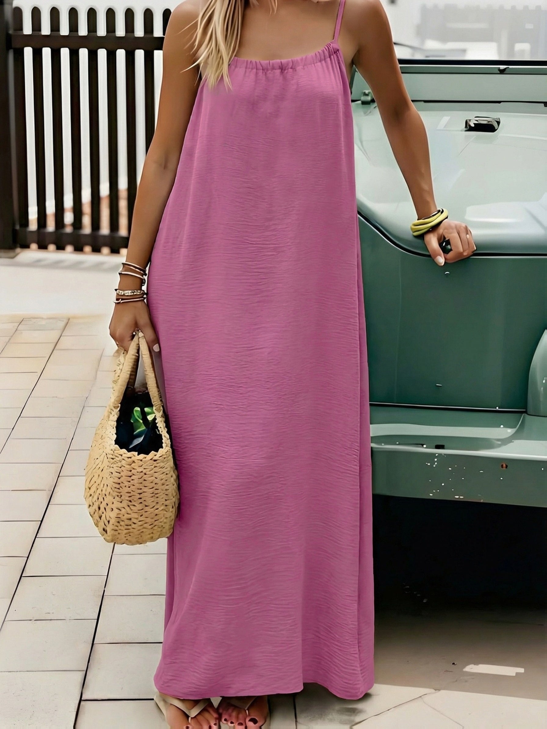 Backless Holiday Maxi Dress by Maisonvirelle