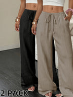 Tie-Waist Trouser Set by Maisonvirelle