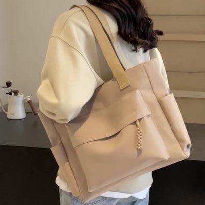 Tote Bag for Women Large Capacity Lightweight Shoulder Bag with Zip for Work Travel