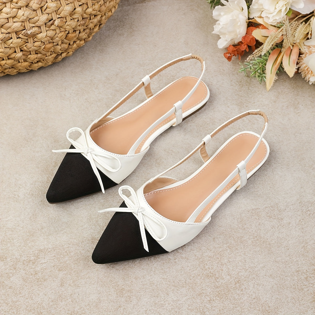 Pointed Slip-On Flats by Maisonvirelle