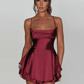 Ruched Halter Dress by Maisonvirelle