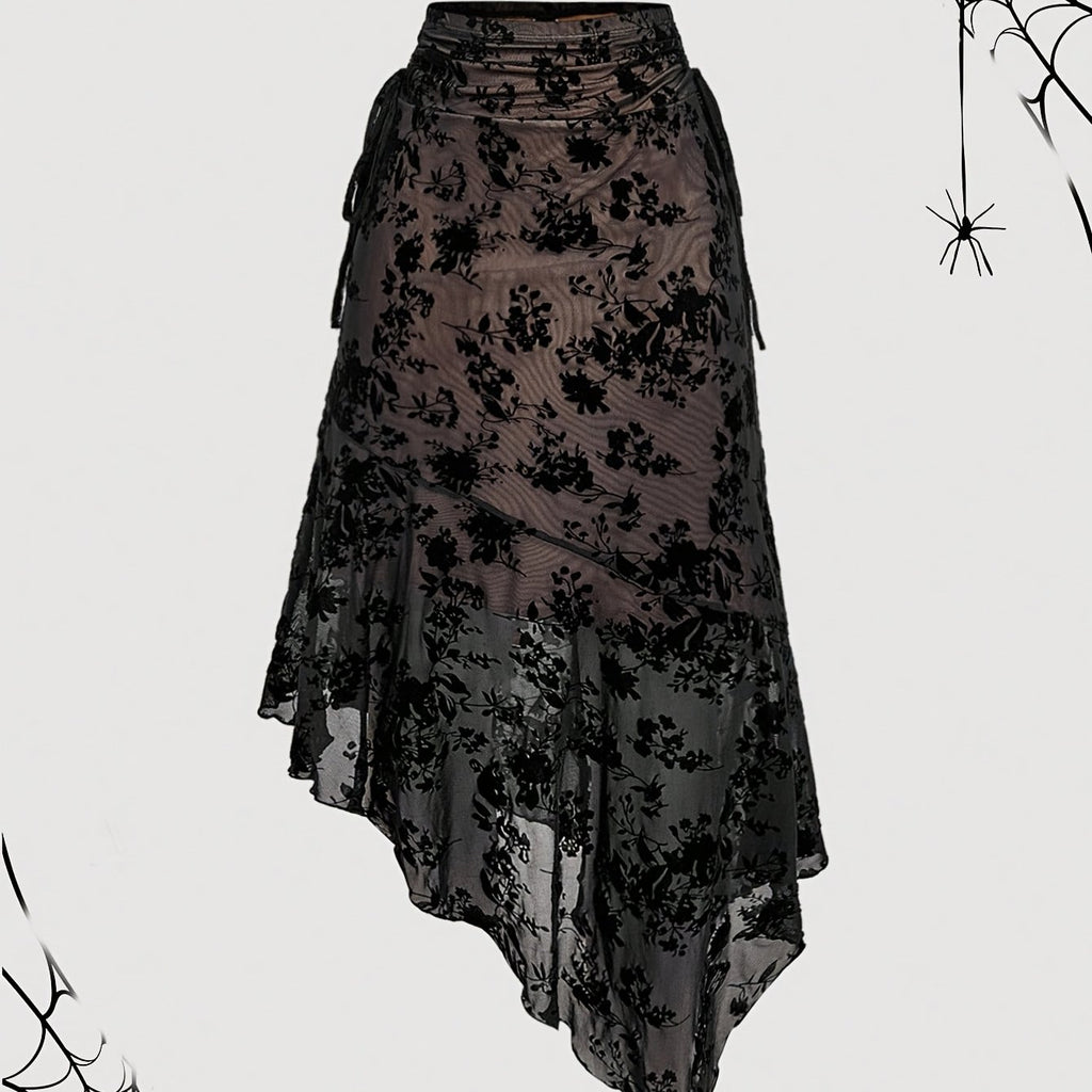 Bow Asymmetric Skirt by Maisonvirelle