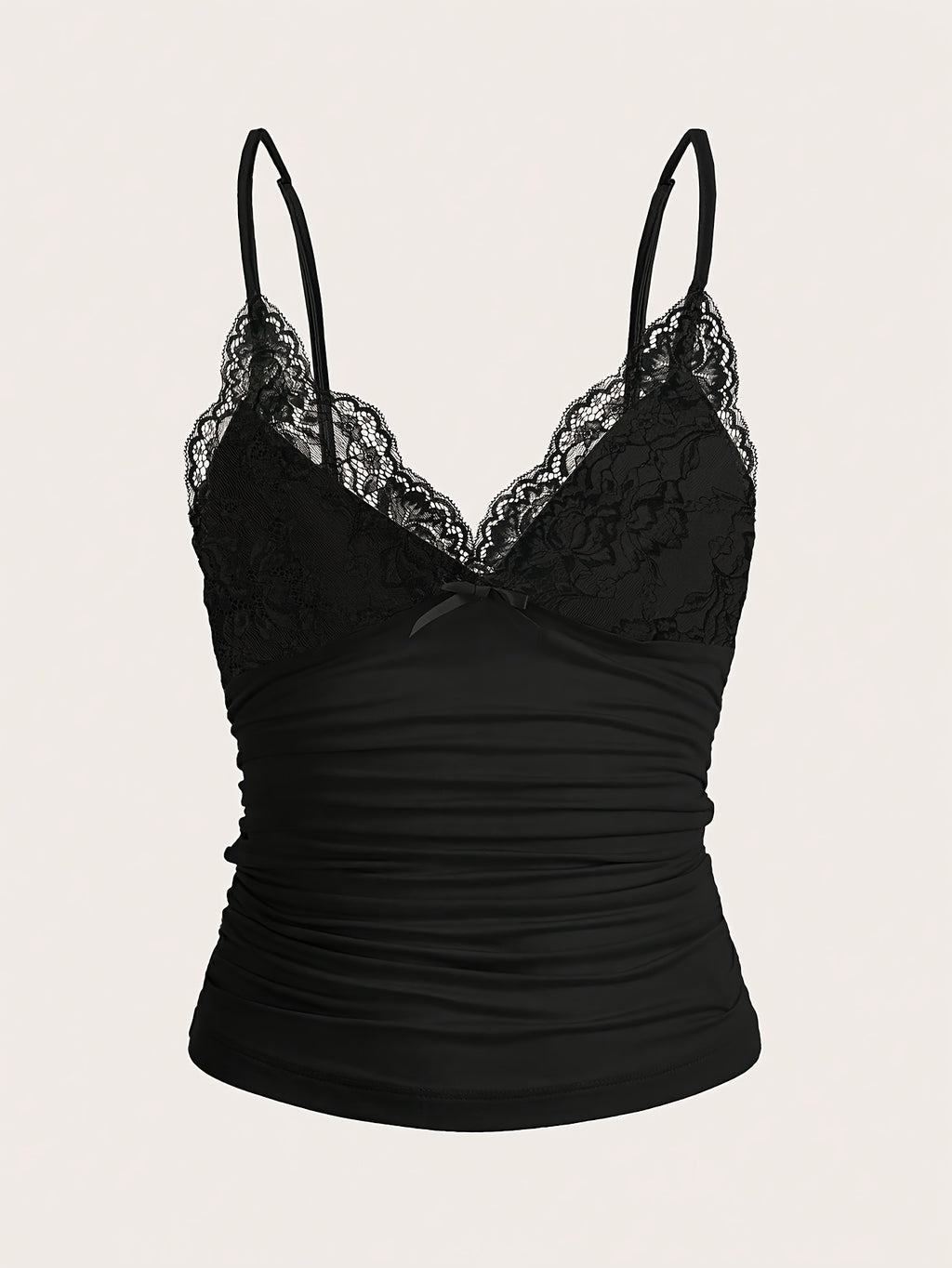 Pleated Strapless Lace Top by Maisonvirelle