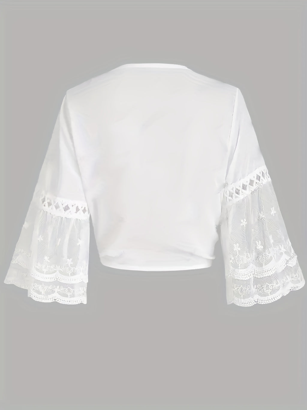 Crochet Tie-Front Shrug by Maisonvirelle