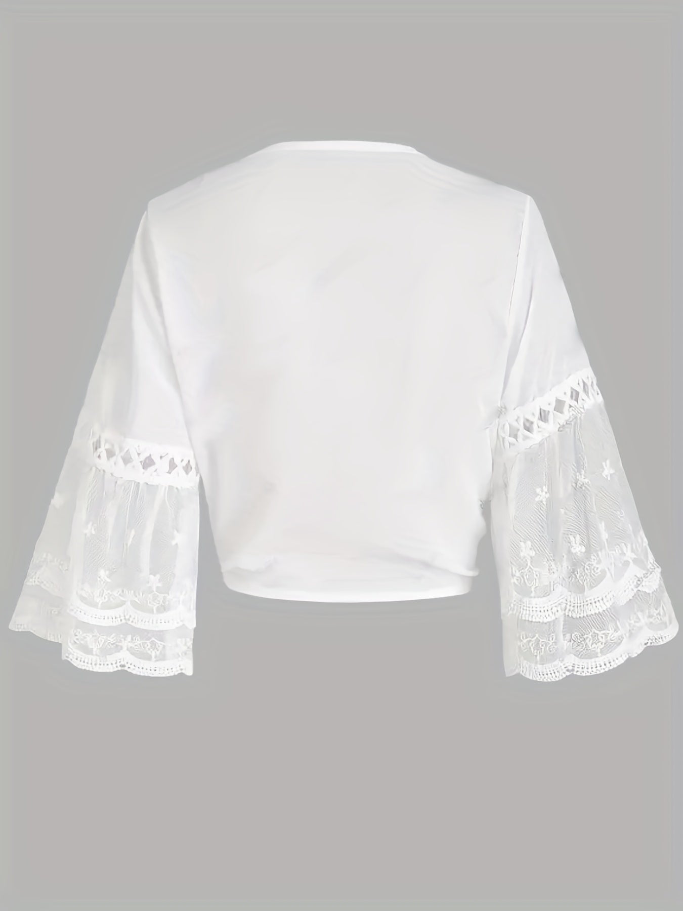 Crochet Tie-Front Shrug by Maisonvirelle
