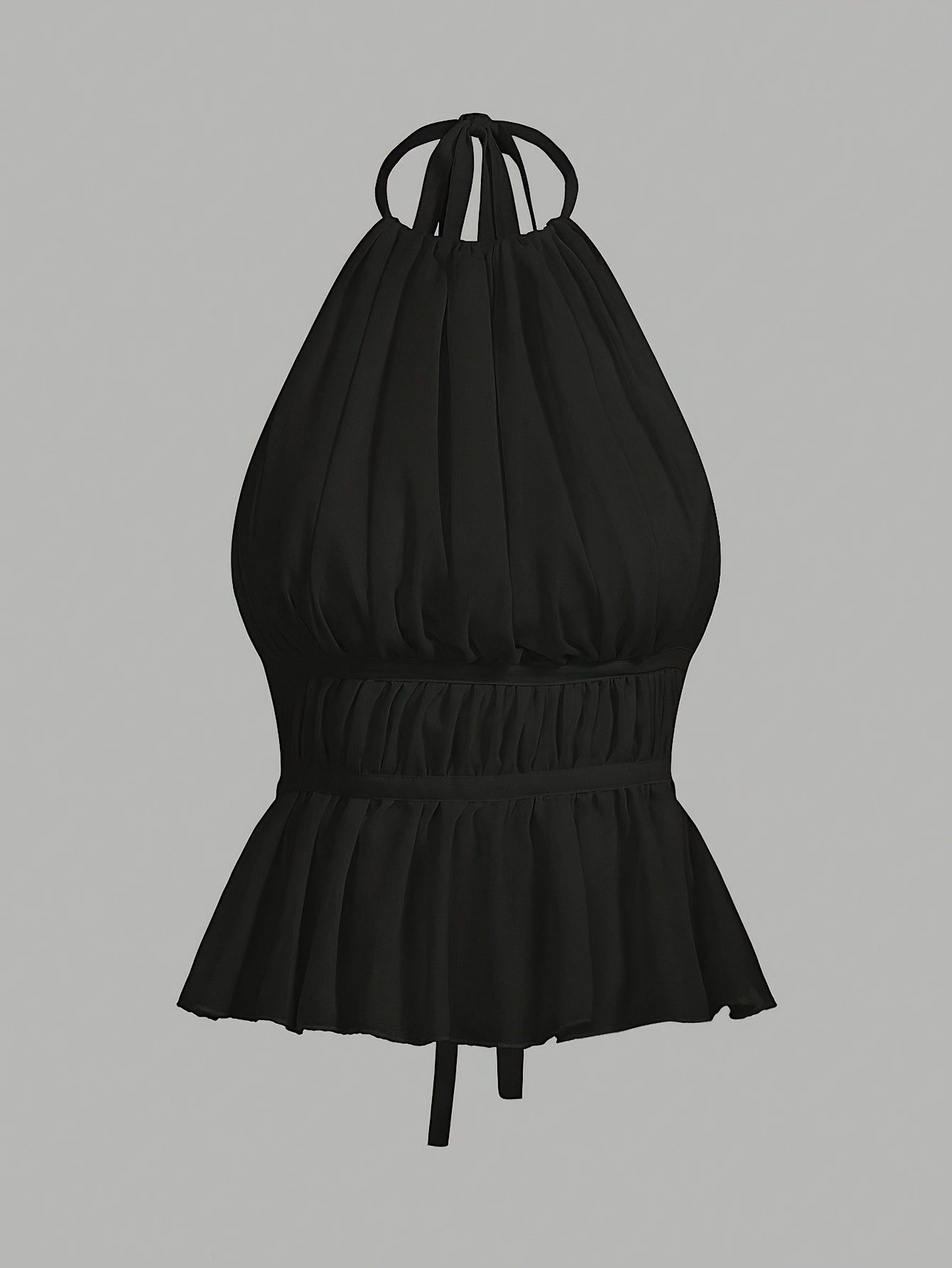 Pleated Halter Top by Maisonvirelle